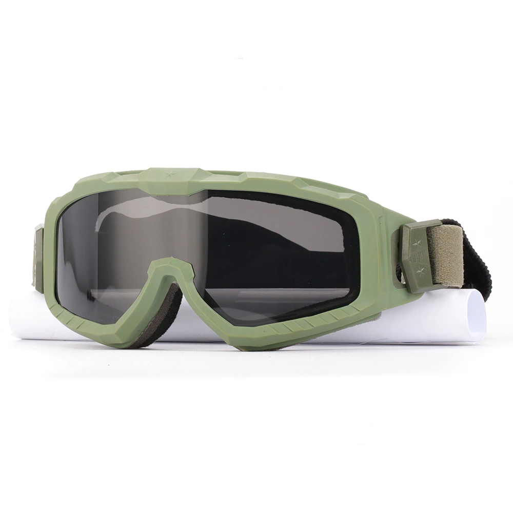 Тактические очки-маска зеленые