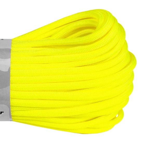 Atwood 550 Paracord - Yellow