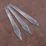 Набор из 3 метательных ножей ручной работы