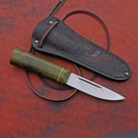 Шейный якутский нож Х12МФ СТ03