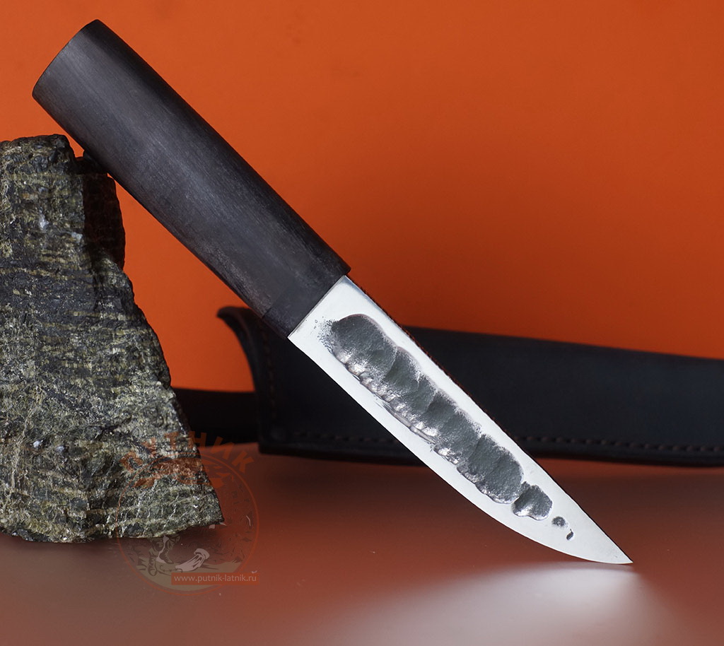 Якутский нож ковка Х12МФ Венге Атака