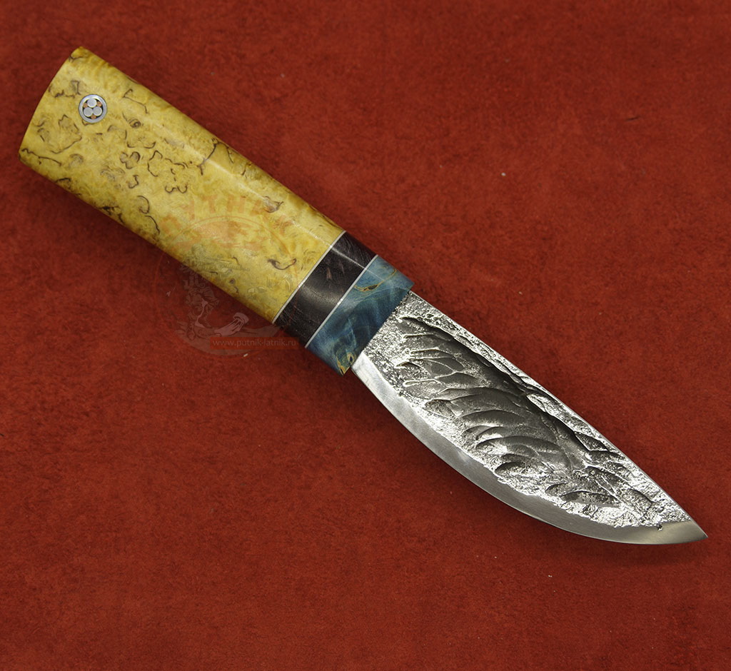 Якутский нож средний авторский №3 ковка