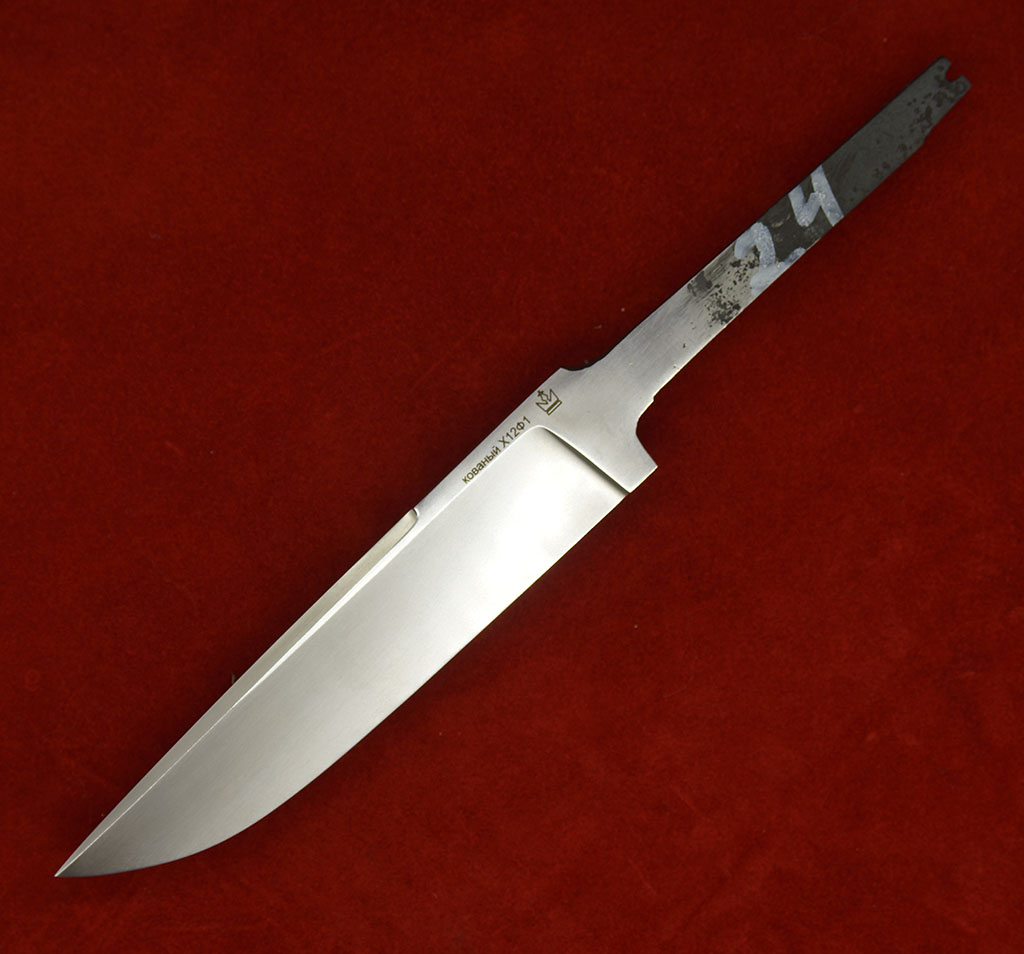 Клинок для ножа 24 Х12МФ Перун