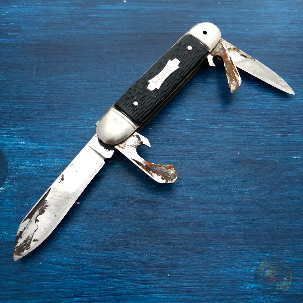 Vintage The Ideal CAMPER Pocket Knife Made in USA