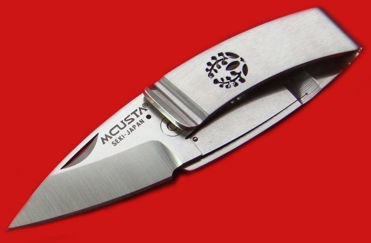MC-0084 Нож-зажим для купюр  (глициния)