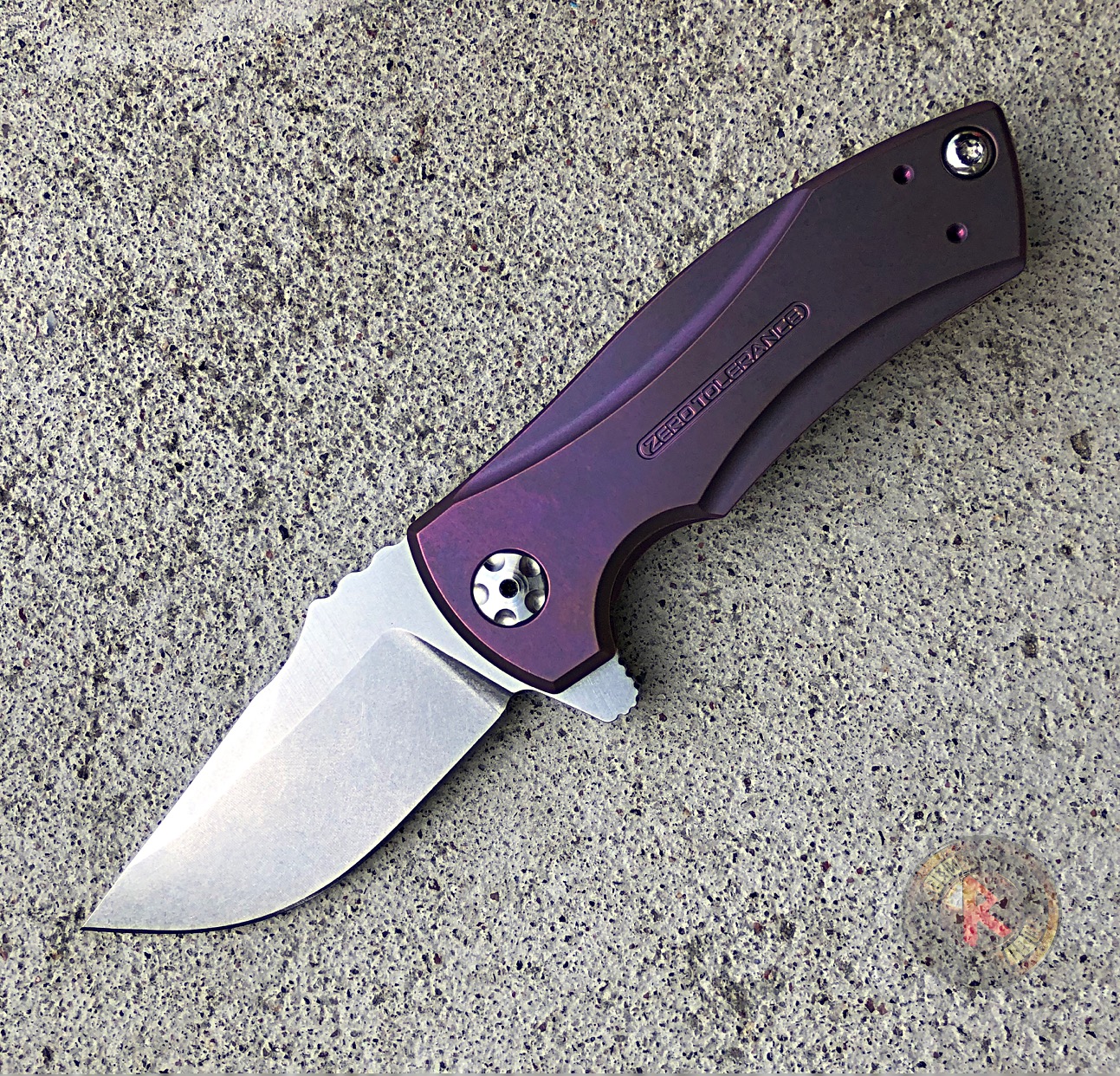 Zero Tolerance 0900 Les George Custom Purple Ano