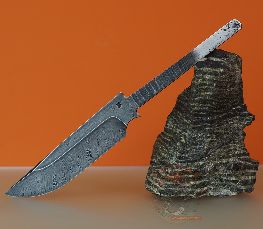Клинок для ножа дамасская сталь 26