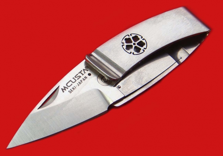 MC-0082 Нож-зажим для купюр  KIKYO (колокольчик)