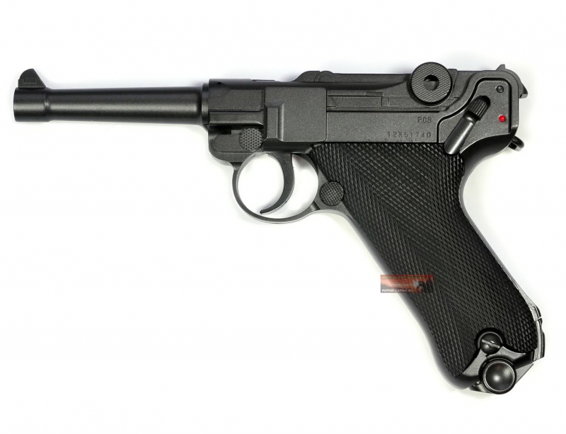 пневматический пистолет люгер umarex p.08 (parabellum) 4,5 мм