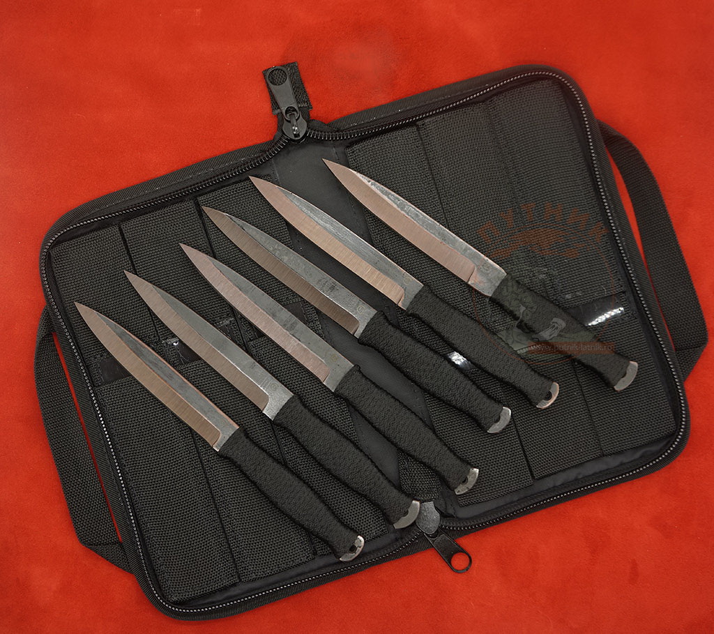 Набор 6 метательных ножей Титова Горец 3м