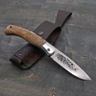 Складной нож с клинком якутского типа СТ20