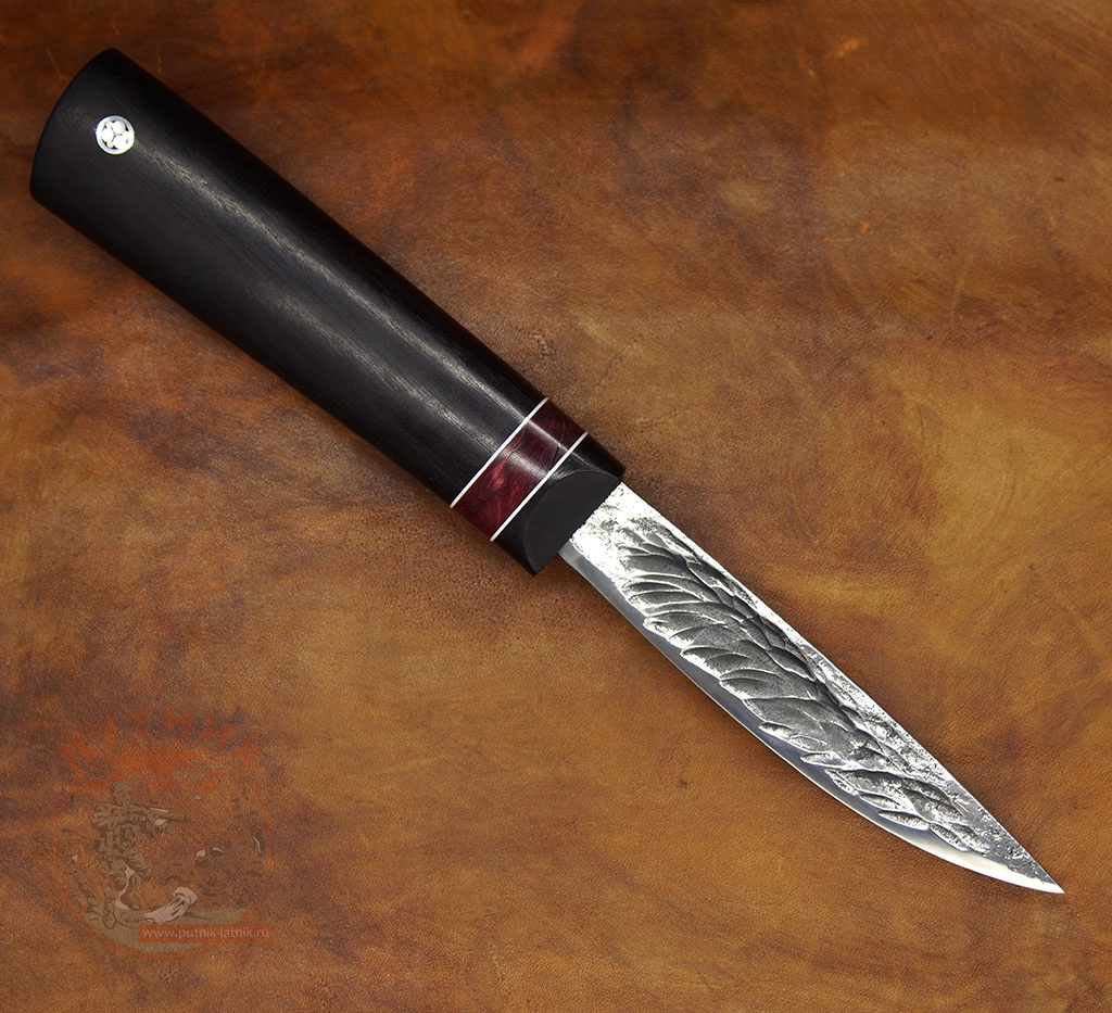 Якутский нож Х12МФ большой ковка Шилин